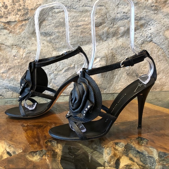 giuseppe zanotti flower heels